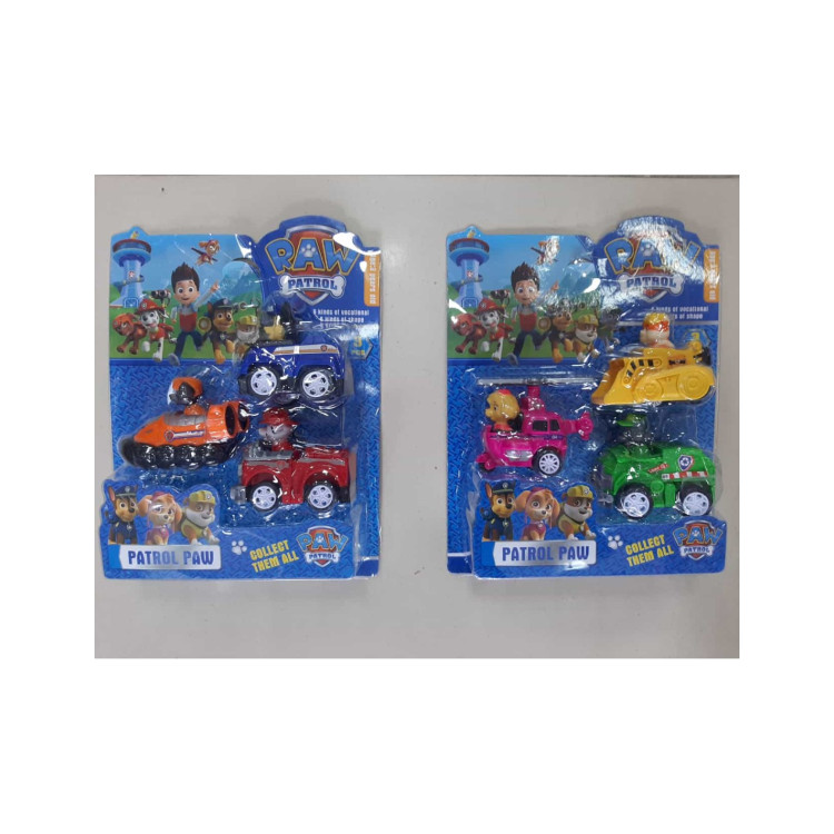 KART. 3LÜ PAW PATROL ARAÇLAR SET