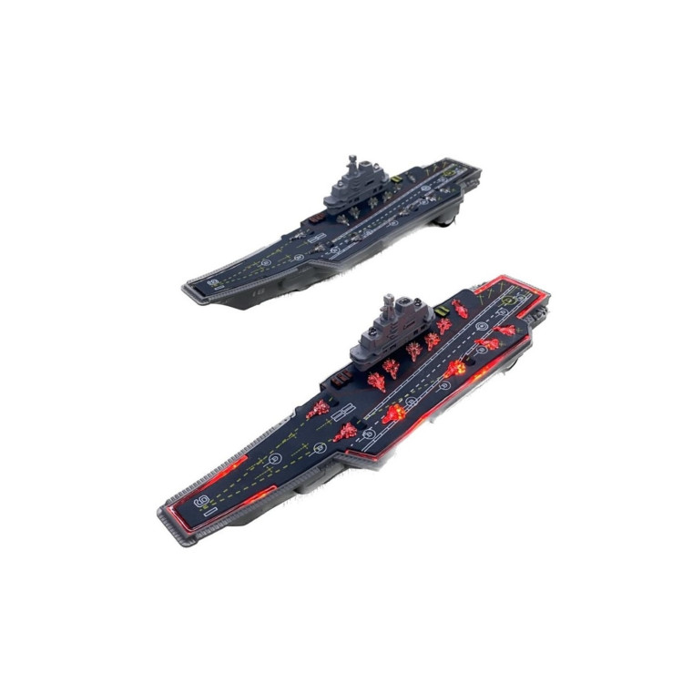 SÜRTMELİ IŞIKLI MÜZİKLİ UÇAK GEMİSİ 24CM