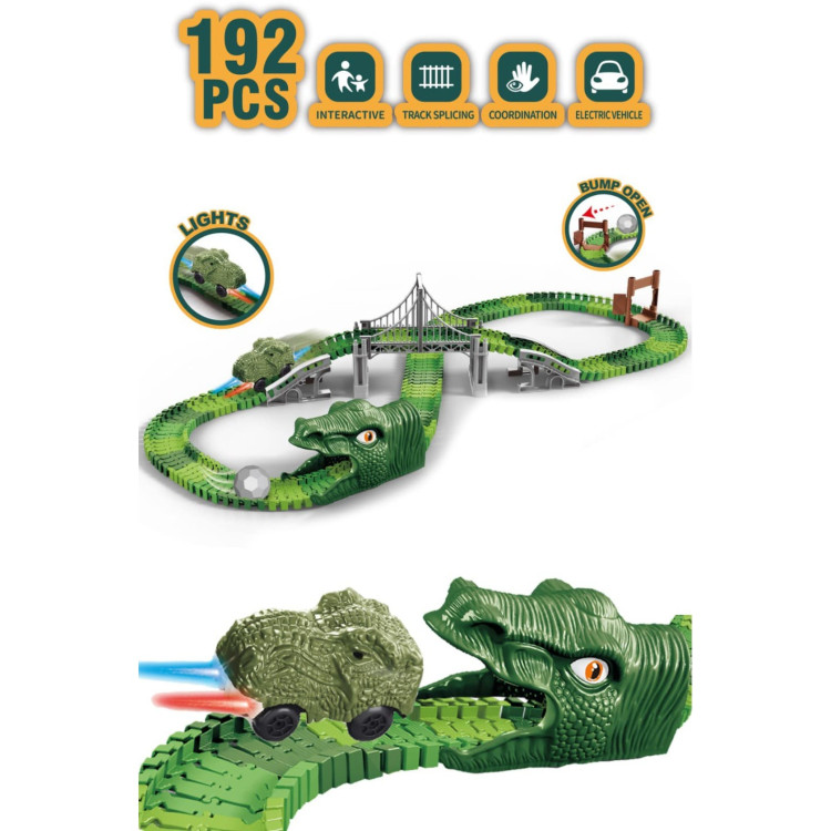 KUT.PİLLİ RAYLI 192 PCS DİNAZOR TRACKS