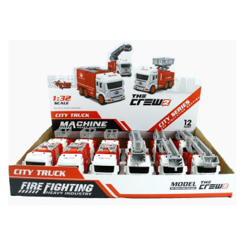 STAND'DA MEKANİZMA SÜRTMELİ İTFAİYE ARAÇLARI 12CM STAND'DA MEKANİZMA SÜRTMELİ İTFAİYE ARAÇLARI 12CM