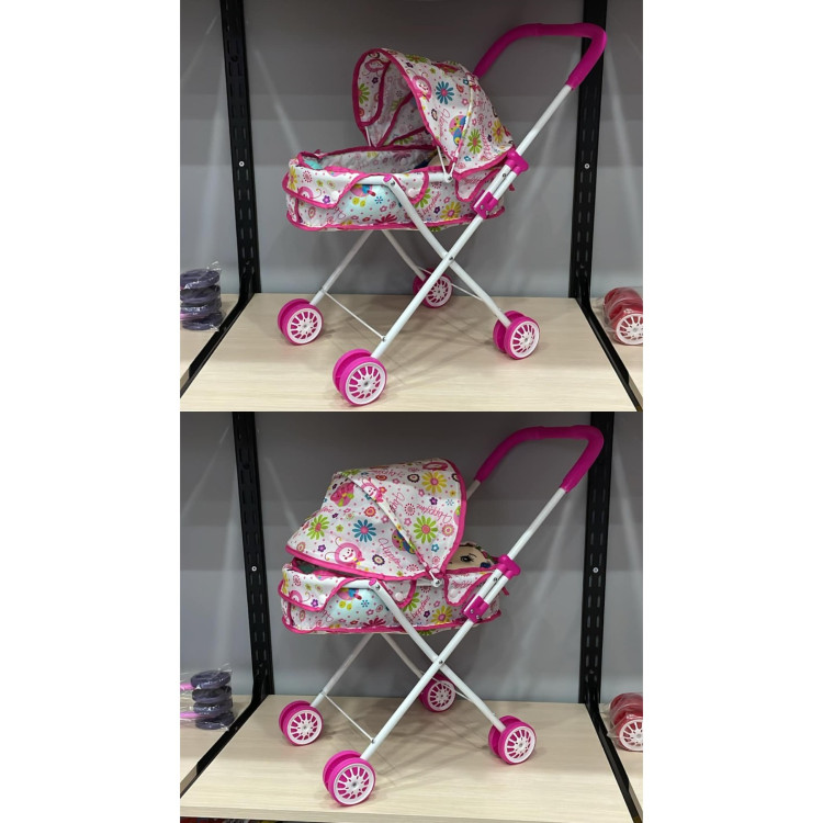 PVCDE METAL KATLANABİLİR BEŞİKLİ PUSET