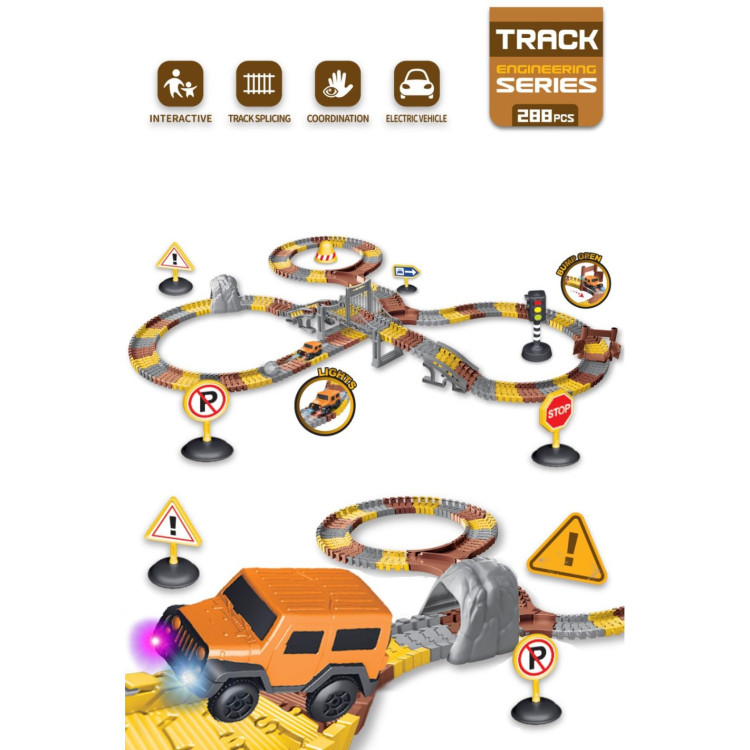 KUT.PİLLİ RAYLI 288 PCS İNŞAAT TRACKS