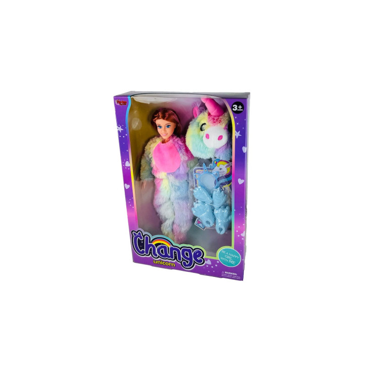 KUT.HAYVAN KOSTÜMLÜ AKS.BARBİE BEBEK