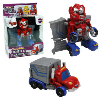 KUT.SESLİ IŞIKLI DÖNÜŞEN MİNİ ROBOT KAMYON KUT.SESLİ IŞIKLI DÖNÜŞEN MİNİ ROBOT KAMYON