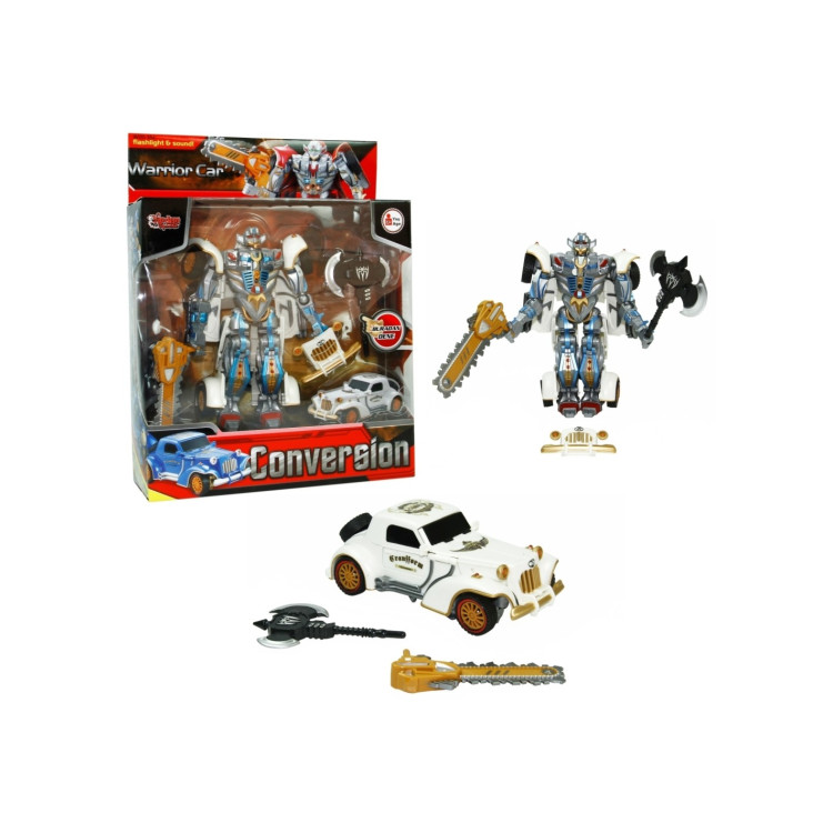 KUT.SESLİ IŞIKLI DÖNÜŞEBİLEN ROBOT-ARABA