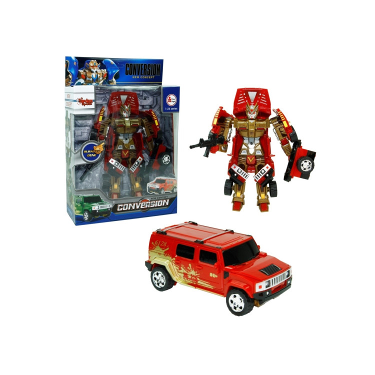 KUT.SESLİ IŞIKLI DÖNÜŞEN OTO ROBOT JEEP