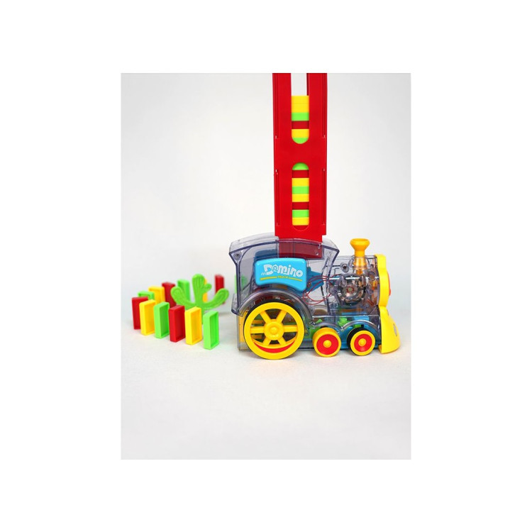 KUT.PİLLİ DOMİNOLU HAREKETLİ TREN  60PCS