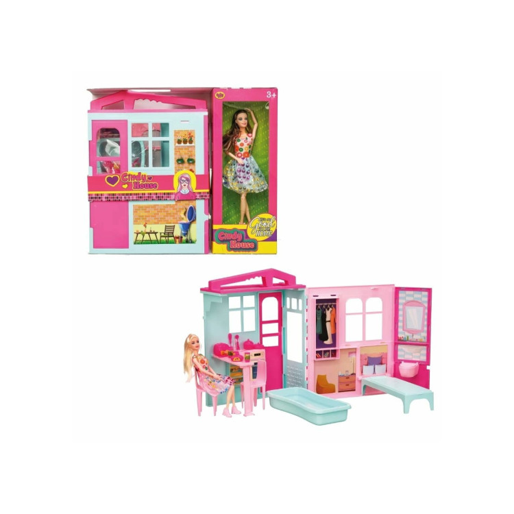 KUT.CİNDYNİN EVİ EKLEM BEBEKLİ SET