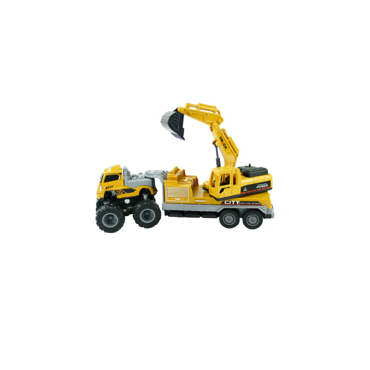 Kut. METAL Sürtmeli 4x4 3 Asorti İş Araçları 1:43