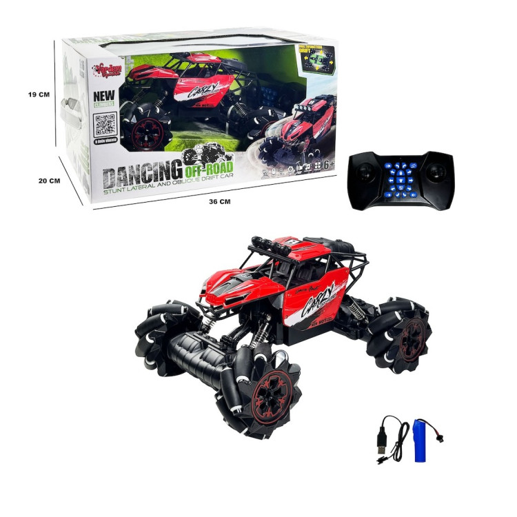 KUT.U/K Şarjlı FONKSİYONLU YANYAN Off Road Arazi Arabası 1:16