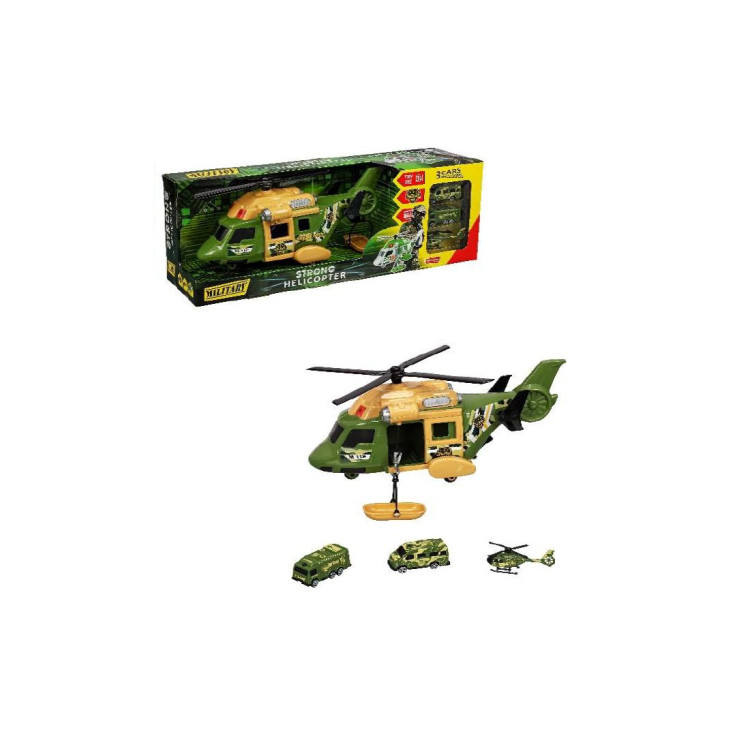 KUT.ASKER HELİKOPTER SETİ ARABALI