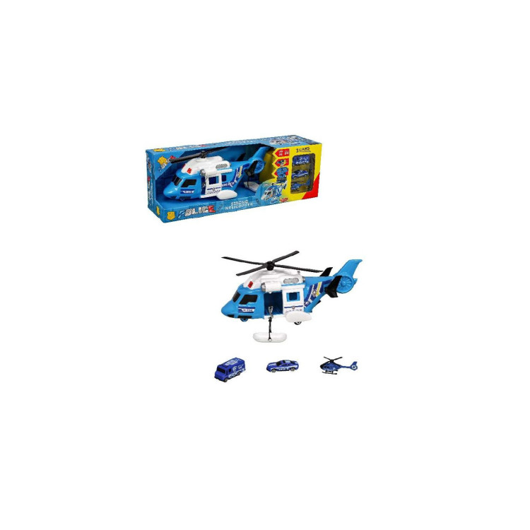 KUT. POLİS HELİKOPTER SETİ ARABALI
