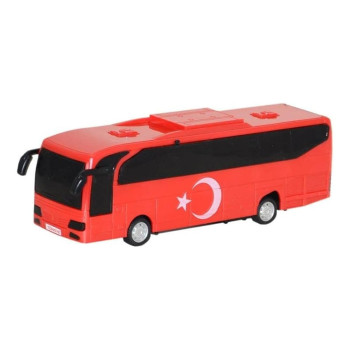 STANDLI SÜRT.TÜRK BAYRAKLI OTOBÜS 23CM STANDLI SÜRT.TÜRK BAYRAKLI OTOBÜS 23CM