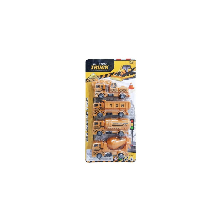KART.4LÜ ÇEKBIRAK İŞ MAKİNALARI SET