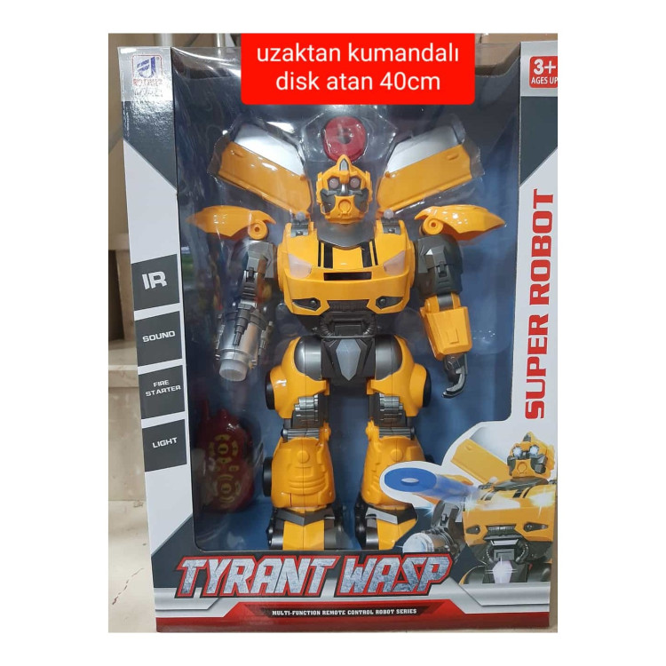 KUT.U/K DİSK ATAN FONKSİYONLU BÜYÜK EŞEK ARISI ROBOT 40CM