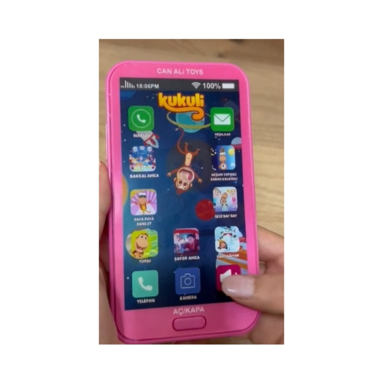 STANDLI PİLLİ KUKULİ AKILLI CEP TELEFONU LİSANSLI