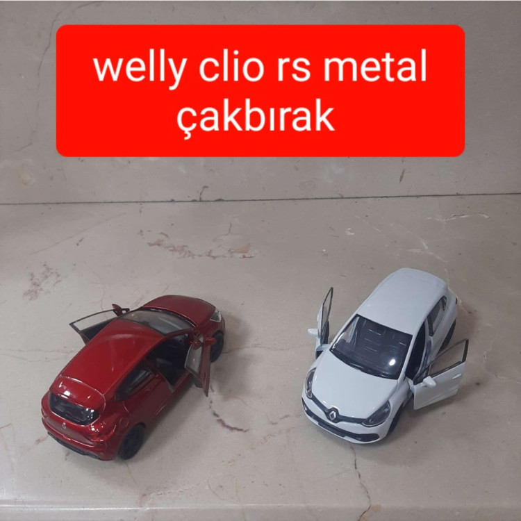 WELLY METAL ÇEKBIRAK RENAULT CLİO RS 11CM KAPILARI AÇILIR