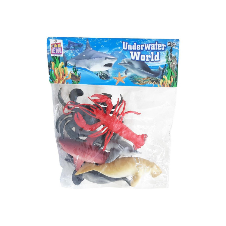 PVCDE 6 PCS DENİZ HAYVANLARI SET