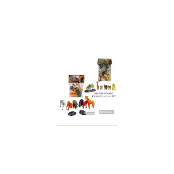 PVC'DE 6 PCS VAHŞİ HAYVANLAR 8CM PVC'DE 6 PCS VAHŞİ HAYVANLAR 8CM