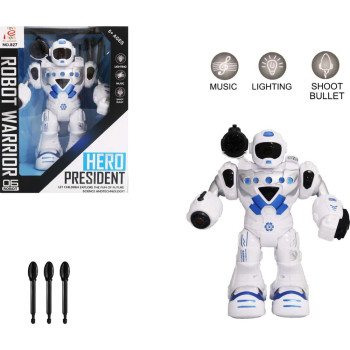 KUT.PİLLİ SESLİ IŞIKLI YÜRÜYEN OK ATAN ROBOT KUT.PİLLİ SESLİ IŞIKLI YÜRÜYEN OK ATAN ROBOT