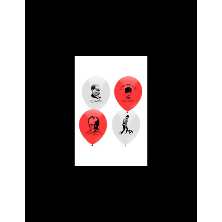 PVCDE 100LÜ ATATÜRK BALON