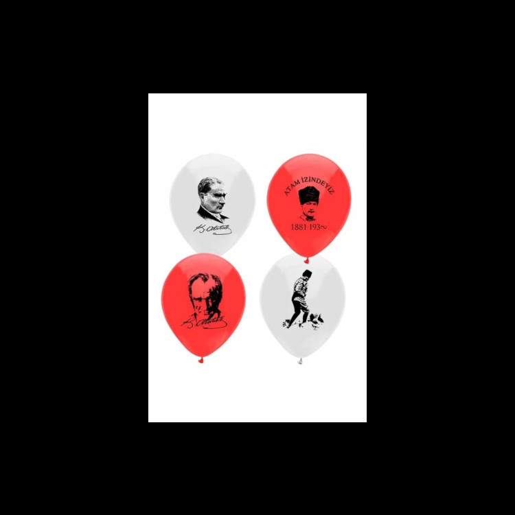 PVCDE 100LÜ ATATÜRK BALON