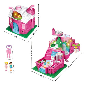 KUT.Işıklı Müzikli Aksesuarlı Ev Serisi Açılıp-Katlanır KUT.Işıklı Müzikli Aksesuarlı Ev Serisi Açılıp-Katlanır