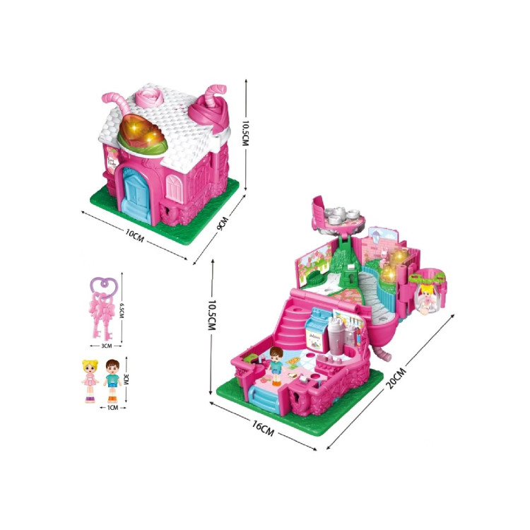 KUT.Işıklı Müzikli Aksesuarlı Ev Serisi Açılıp-Katlanır