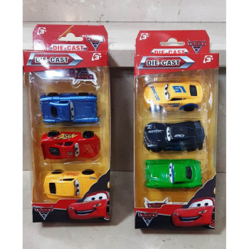 KUT.METAL 3'LÜ ŞİMŞEK MQUİN ARABALAR 7cm KUT.METAL 3'LÜ ŞİMŞEK MQUİN ARABALAR 7cm