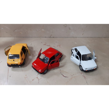 WELLY METAL ÇEKBIRAK FİAT 126 KAPILARI AÇILIR 10CM WELLY METAL ÇEKBIRAK FİAT 126 KAPILARI AÇILIR 10CM