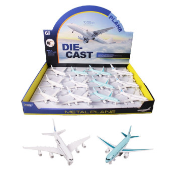 STAND'DA METAL UÇAK ÇEKBIRAK SESLİ IŞIKLI  15CM STAND'DA METAL UÇAK ÇEKBIRAK SESLİ IŞIKLI  15CM