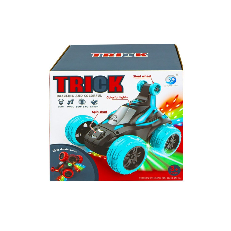 KUT.PİLLİ IŞIKLI MÜZİKLİ AKROBAT ÇILGIN ARABA