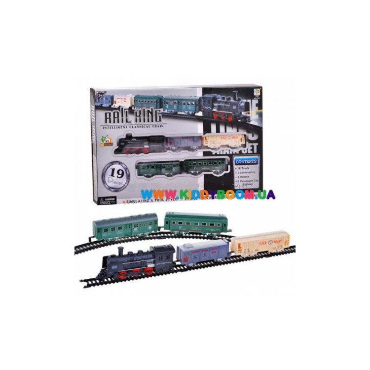 KUT. 19 PCS PİLLİ RAYLI TREN SETİ