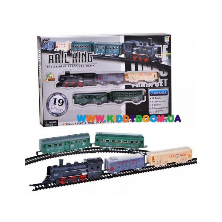 KUT. 19 PCS PİLLİ RAYLI TREN SETİ