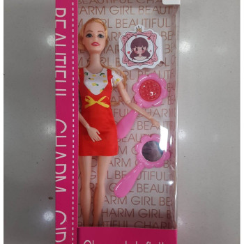 KUT.EKLEMLİ AKSESUARLI BARBİE BEBEK 30CM KUT.EKLEMLİ AKSESUARLI BARBİE BEBEK 30CM