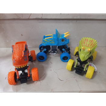 STAND'DA ÇEKBIRAK DİNAZOR JEEP YAYLI  17CM STAND'DA ÇEKBIRAK DİNAZOR JEEP YAYLI  17CM