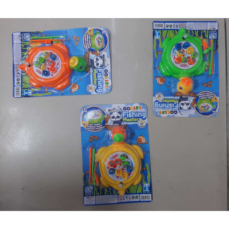 KART.KURMALI 7 BALIKLI MIKNATISLI OLTA SETİ KAMPLUMBAĞLI