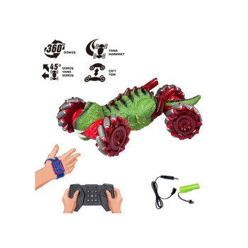 KUT.U/K Bilekten Kontrol Şarjlı 2.4G Dinazor Araba