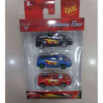 KUT.3'LÜ METAL ŞİMŞEK ARABA SET 8CM KUT.3'LÜ METAL ŞİMŞEK ARABA SET 8CM