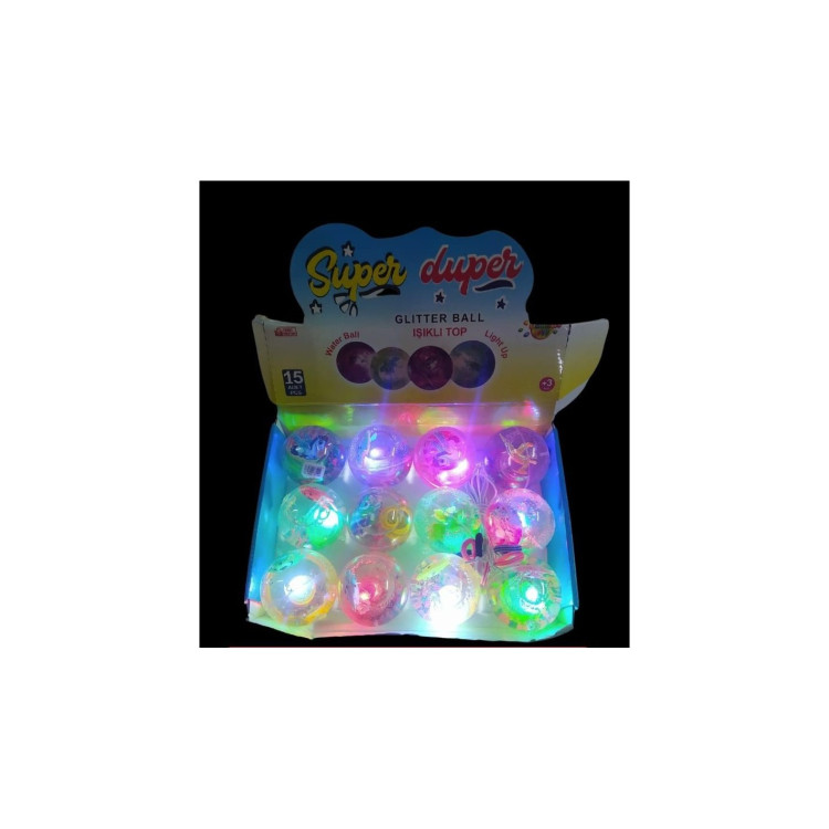 STANDLI IŞIKLI SULU İPLİ TOP 6CM