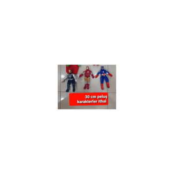 30 CM PELUŞ KARAKTERLER İTHAL 30 CM PELUŞ KARAKTERLER İTHAL