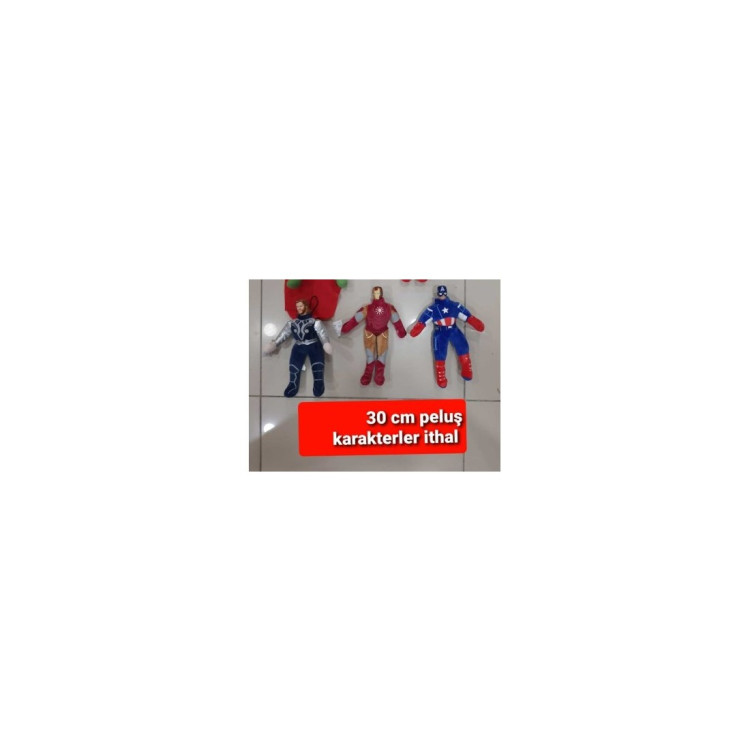 30 CM PELUŞ KARAKTERLER  İTHAL