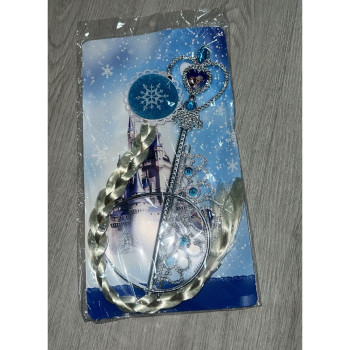 PVC'DE FROZEN SAÇLI TAÇLI ASALI SET 4 PCS PVC'DE FROZEN SAÇLI TAÇLI ASALI SET 4 PCS
