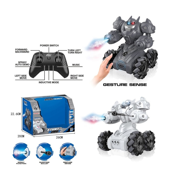 KUT.U/K ŞARJLI Işıklı Roket ve Buhar At ROBOT ARABA