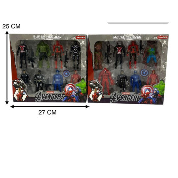 KUT.8Lİ KARAKTER SET 10CM KUT.8Lİ KARAKTER SET 10CM