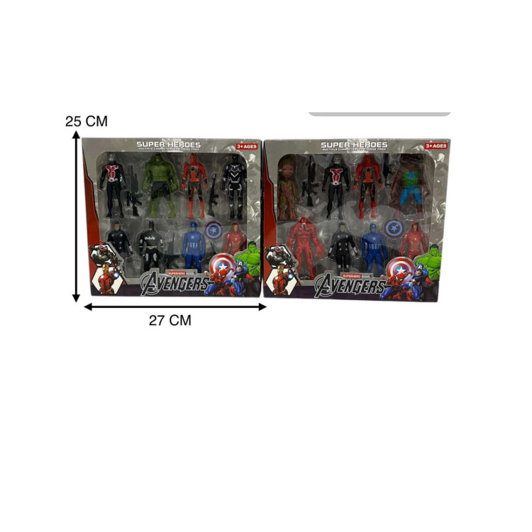 KUT.8Lİ KARAKTER SET  10CM