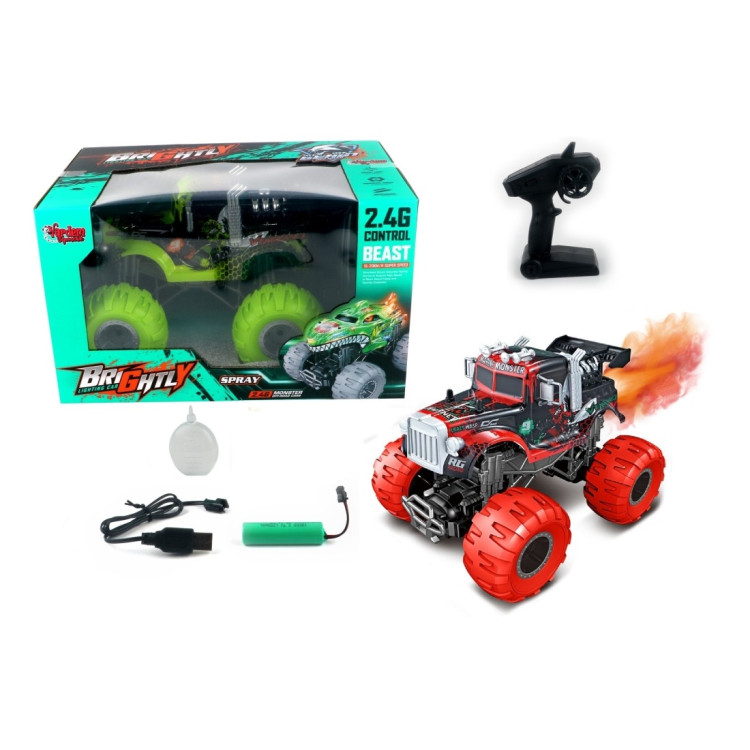 KUT.U/KŞARJLI BUHAR ATAN Off-Road Canavar Kamyon BÜYÜK TEKER