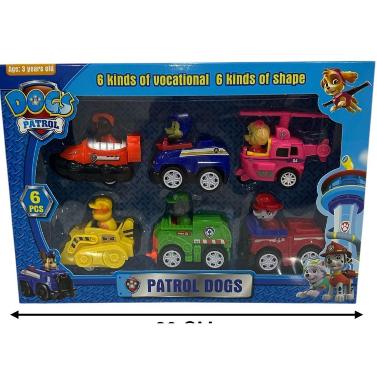 KUT.6 LI PAW PATROL ARAÇLAR SET