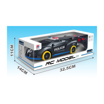 Kut. U/k şarjlı siyah polis sesli ışıklı 1:16 Kut. U/k şarjlı siyah polis sesli ışıklı 1:16