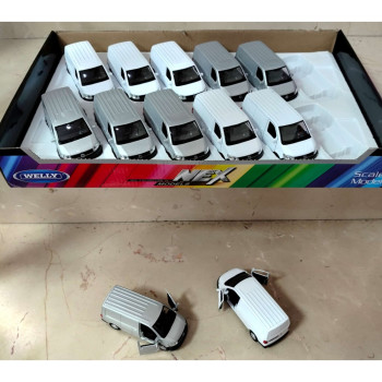 WELLY METAL ÇEKBIRAK TRANSPORTER T6 VAN 12CM WELLY METAL ÇEKBIRAK TRANSPORTER T6 VAN 12CM